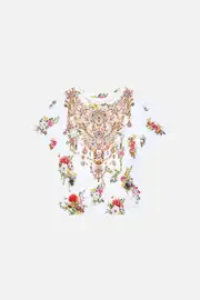 KIDS SHORT SLEEVE TEE 12-14 EGYPTIAN ROSE