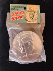 President John F Kennedy JFK 1963 Half Dollar Coin Bank Unopened Japan