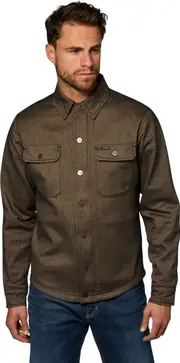 Rokker Boston, shirt/textile jacket , color: Brown , size: S