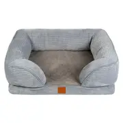 Buddy & Belle Orthopaedic Lounge Bed Pearl Blue Large/X-Large - Large/Extra Large