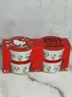 Hello Kitty By Sanrio Christmas Holiday Set of 4 Ramekins Ornaments Design NEW