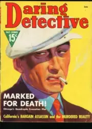 MAG: DARING DETECTIVE JUNE 1937-TRUE CRIME-BLACK HAND DEATH MOB-VG VG