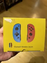 Bluetooth Wireless Joycon Built In 6 Axis Motion Sensor High Red And Blue