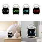 Electronic LED Alarm Clock Loud Alarm Home Decor Desktop Clock for Living Room