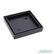 Fienza Square Tile Bed Floor Waste 88mm Outlet Matte Black
