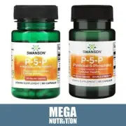 Swanson P-5-P (Pyridoxal-5-Phosphate) Coenzyme Vitamin B6 20mg & 40mg 2 SIZES