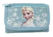 Disney Frozen Elsa Children girl's Tri Fold Wallet - Blue
