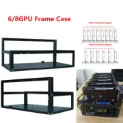 Stackable For 6/8 GPU Crypto Coin Rack Open Mining Rig Frame Mining Ether Tool