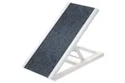 Oppsbuy Dog Ramp Wooden Foldable Pet Dog Stairs 4 Adjustable Height Pet Step