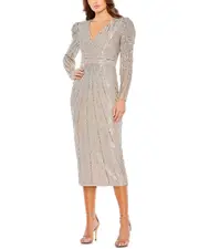 Mac Duggal Embellished Cocktail Dress