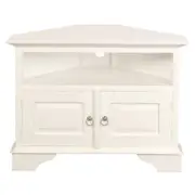 Centrum Furniture Tasmania 2 Door Corner TV Stand - White