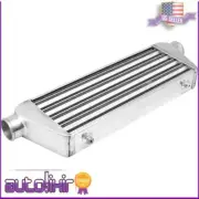 2.5" I/O TURBO INTERCOOLER FRONT OR TOP MOUNT 27X7X2.5 UNIVERSAL ALUMINUM SILVER (for: Saab)
