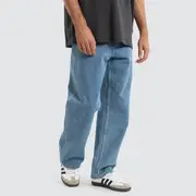 [Nena and Pasadena] Dillon Baggy Fit Jean Clean Blue 38