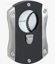 Lotus Black Matte and Brushed Chrome Deception Cigar Cutter