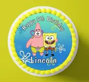 Spongebob and Patrick Cake Topper