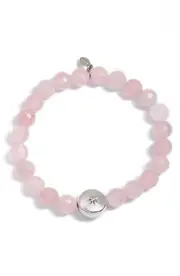 Anzie Boheme Beaded Bracelet in Rose Quartz at Nordstrom, Size 7.5
