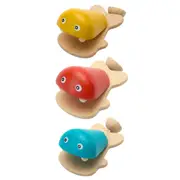 3pc PlanToys Fish Castanet Kids Wooden Musical Percussion Toy Combo Set 12m+