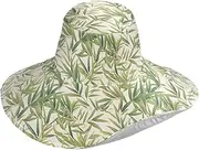 [Yoogain] Green Lemon Grass Nature Foldable Hats for Women Beach for Gym Decorative sombreros for Womens Travel Waterproof Gorra la para Mujer, Green Lemon Grass Nature, One Size