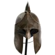 18 gauge Steel Medieval Knight Helmet of Themistocles Spartan Helmet