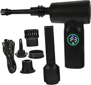 Generic 1 Set Inflatable Bed Pumps Rechargeable Hair Dryer Hair Blow Dryer Blow Drier Portable Hair Dryer Vacuum Cleaner Car Portable Dust Remover Compressed Air Electric Air Blower Copper