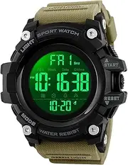 [BOZLUN] Mens Watches, Waterproof Military Digital Watch with Calendar Chronograph Countdown Timer Alarm LED Backlight Running Sports Watch