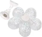 MERRYHAPY Nail Art Stand Blossom Shape Diy Faux Nails Holder Magnetic Press Display