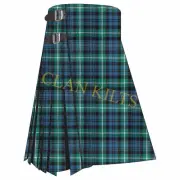 Scottish Handmade Traditional Lamont Ancient 8-yard Tartan Kilt For Men