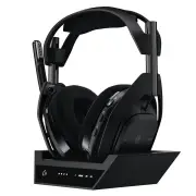Logitech G ASTRO A50 X LIGHTSPEED Wireless Gaming Headset with Base (Black)