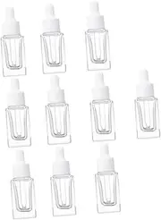 Generic DIY Essential Oil Bottles 10pcs 15ml Small Glass Dropper Bottles Leakproof for Travel Perfume