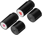 2Pcs Portable Golf Ball Stamp Marker Tool Multi Functional Stamper with Eye Catching Patterns for Identification Golf Learners