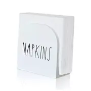 Napkin Holder, Modern Farmhouse Napkin Holder, Wooden Napkin Holder, White