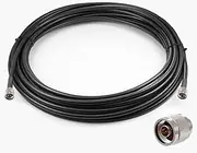 POBADY N to N Male Jumper N Male to N Male Low Loss Coaxial Cable LMR400 49.2FT/15M for 3G 4G 5G LTE Antenna Ham Radio GPS WiFi