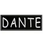 Dante Patch 4" Embroidered Iron-On Applique Grim Tabletop Board games Geek Gamer