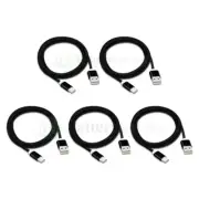 5X USB Type C 6FT Braided Cable Cord for Phone Samsung Galaxy S9 S9+ Plus Note 9