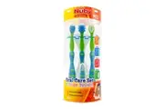 Nuby Baby Oral Care Set 4 Stage Toothbrush Teether Gum Cleaner in Pink & Blue