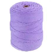 Natural Macrame Cord 3mm x 328 Yards Cotton Macrame Rope, Light Purple
