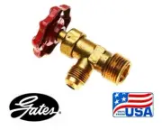 10 x 6MS-8MP90-TV Male SAE 45 to Male Pipe Branch 90 Brass Truck Valve 5/8 x 1/2
