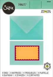 Sizzix Thinlits Plus 3pc Envelope Essentials #664792 Retail $34.99 Big Shot Plus