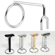 Steel Shaving Brush Stand / Holder for Brush and Razor Shaving