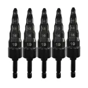 5pcs Air Conditioner Copper Pipe Expander Swaging Drill Bit Swage Tube2134