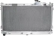 Aluminum Radiator With Fan Shroud Compatible With Mazda MX5 Miata 1990-1997 L4 MT 2 Row