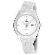 Original Rado Hyperchrome Automatic White Dial White Ceramic Diamond Ladies Watch R32258702