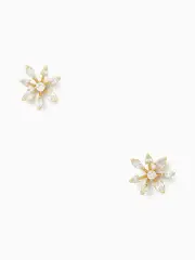 snowflake stud earrings