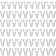 60 Pack Multi-Purpose Baby Hanger Clips, Plastic Clothing Clips for Socks, Ha...