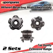 2x Rear Wheel Bearing Hub Ass for Nissan 370Z Z34 VQ37VHR V6 DOHC 4v 2009-2021