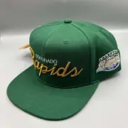 Colorado Rapids Hat Men Green Gold Mitchell & Ness Snap Back Cap New