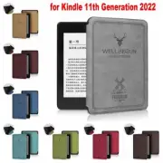 PU Leather Smart Case for All-new Kindle 11th Gen 2022 Home Office
