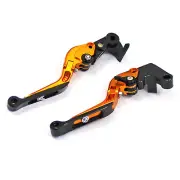 GOLD Adjustable CNC Folding Brake & Clutch Lever - KAWASAKI NINJA 250R 2008-2012