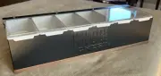 Knob Creek Bourbon Metal & Acrylic Condiment Drink Garnish Tray Bar Caddy *New*