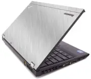 BRUSHED ALUMINUM Vinyl Lid Skin Cover fits IBM Lenovo ThinkPad X220 X230 Laptop